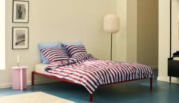 HAY Betten-Connect Bett, Kastanienrot