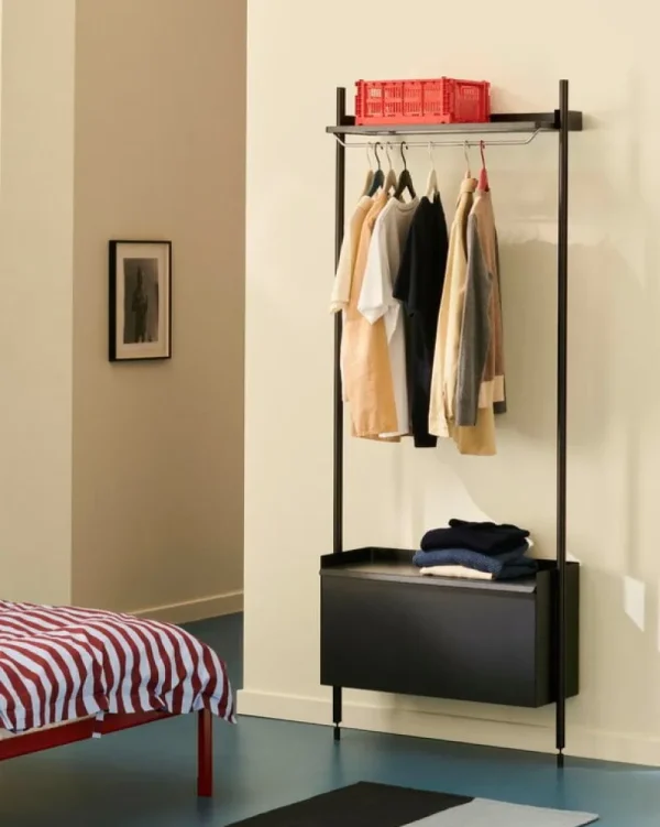 HAY Betten-Connect Bett, Kastanienrot