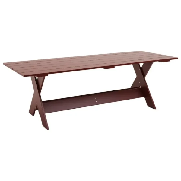 HAY Terrassenmöbel | Tische^Crate Esstisch, 230 cm, Rostrot