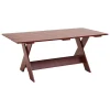 HAY Terrassenmöbel | Tische^Crate Esstisch, 180 cm, Rostrot