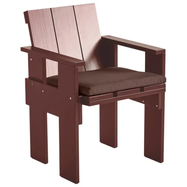HAY Terrassenmöbel^Crate Esszimmerstuhl, Rostrot