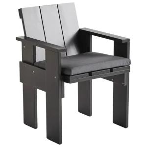 HAY Terrassenmöbel^Crate Esszimmerstuhl, Schwarz