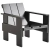 HAY Terrassenmöbel^Crate Loungesessel, Schwarz