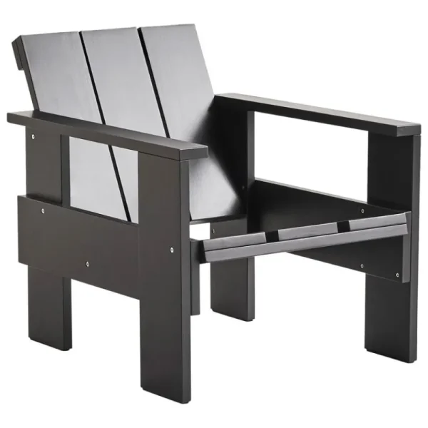 HAY Terrassenmöbel^Crate Loungesessel, Schwarz