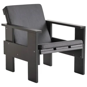 HAY Terrassenmöbel^Crate Loungesessel, Schwarz