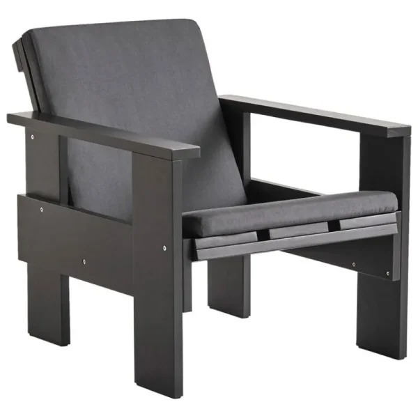 HAY Terrassenmöbel^Crate Loungesessel, Schwarz