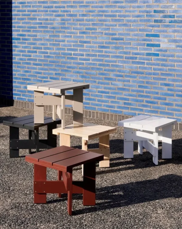 HAY Terrassenmöbel | Tische^Crate Low Tisch, 45 x 45 cm, lackiertes Kiefernholz