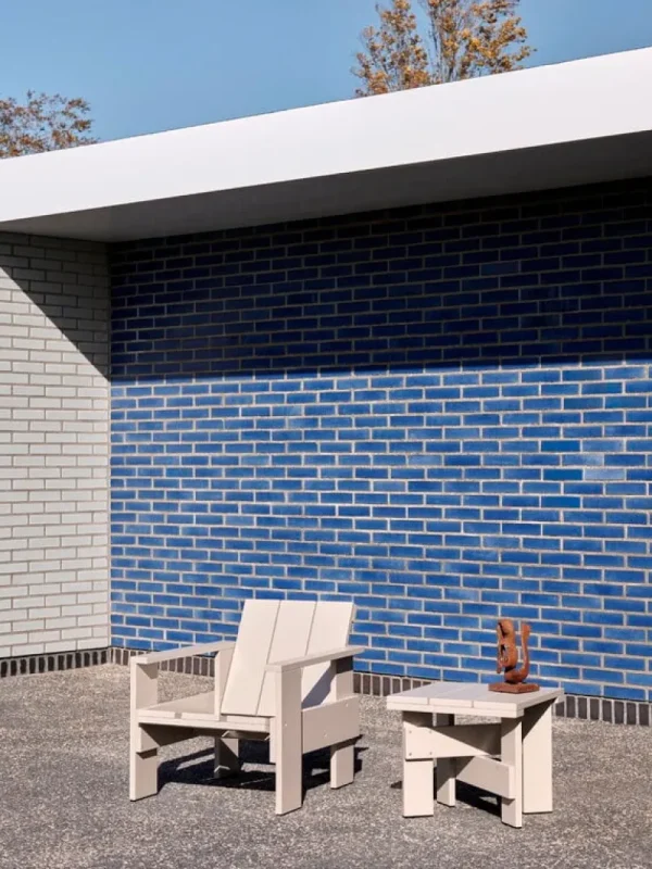 HAY Terrassenmöbel | Tische^Crate Low Tisch, 45 x 45 cm, Londoner Nebel