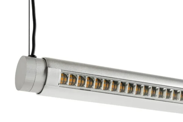 Pilke Lights Deckenleuchten-HAY Factor Linear Pendelleuchte, direktional 1500, Aluminium