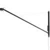 HAY Wandleuchten-Fifty-Fifty Wandleuchte, Soft Black