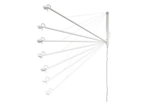 DCWu00e9ditions Wandleuchten-HAY Fifty-Fifty Wandleuchte, Cremeweiß