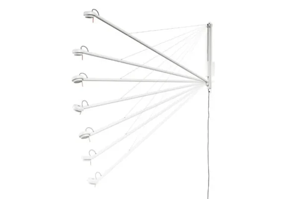 DCWu00e9ditions Wandleuchten-HAY Fifty-Fifty Wandleuchte, Cremeweiß