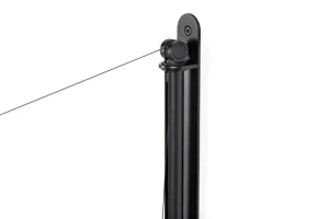 HAY Wandleuchten-Fifty-Fifty Wandleuchte, Soft Black