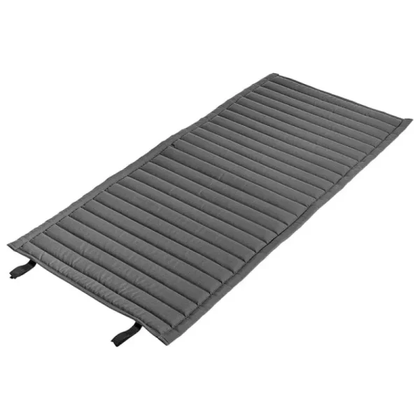 HAY Outdoor-textilien^Gestepptes Kissen Palissade für Loungesessel mit niedriger Lehne, anthrazit