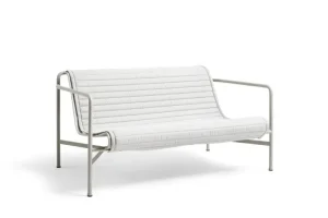 HAY Outdoor-textilien^Gestepptes Kissen Palissade für Loungesofa, himmelgrau