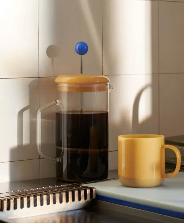 HAY Geschirr^Glasbecher, 2 Stück, Gelb