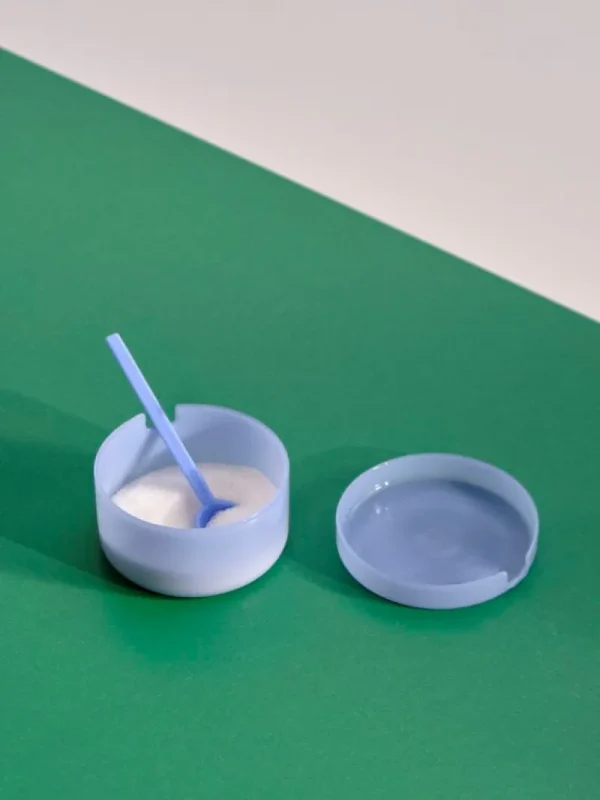 HAY Geschirr^Gläserne Küchenschale, Jade-Hellblau