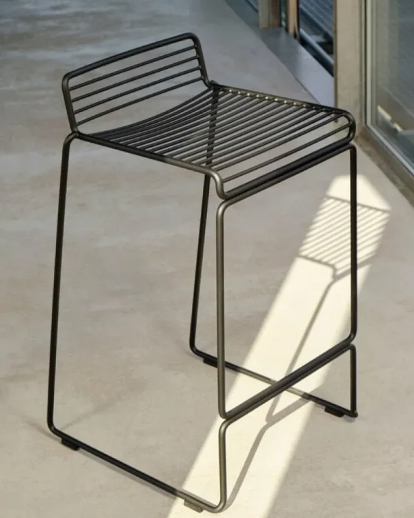 HAY Terrassenmöbel | Sitzgelegenheiten^Hee Barstuhl, schwarz