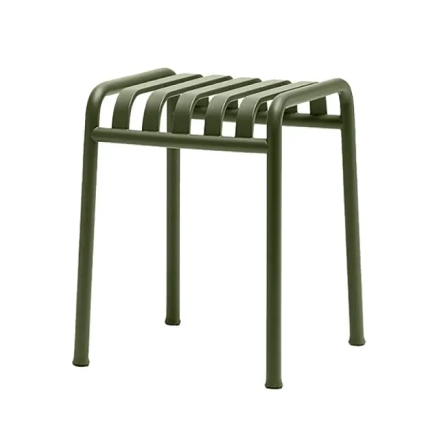 HAY Terrassenmöbel^Hocker Palissade, olivgrün