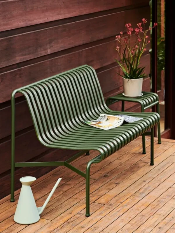 HAY Terrassenmöbel^Hocker Palissade, olivgrün