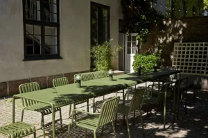 HAY Terrassenmöbel^Hocker Palissade, olivgrün