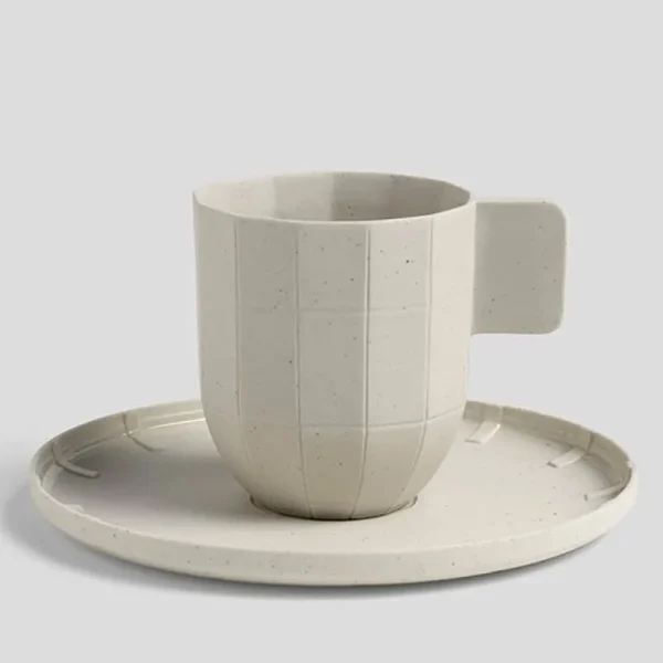 HAY Geschirr^Kaffeeuntertasse Paper Porcelain, hellgrau