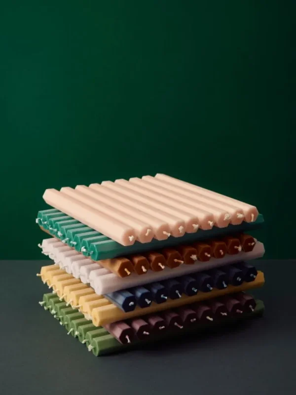 Skultuna Kerzen Und Kerzenhalter-HAY Kerze Hexagon, 4 Stück, Pastell