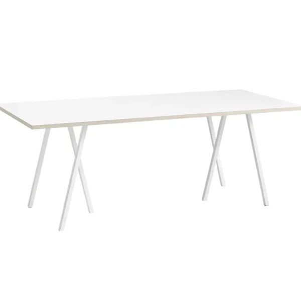 Sibast Tische-HAY Loop Stand Tisch, 200 cm, weiß