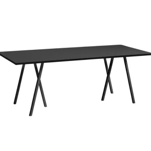 Skagerak Tische-HAY Loop Stand Tisch, 200 cm, schwarz