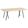Muuto Tische-HAY Loop Stand Tisch, 200 cm, Tiefblau - Eiche lackiert