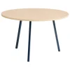 Muuto Tische-HAY Loop Stand Tisch, rund, 120 cm, Tiefblau - Eiche lackiert