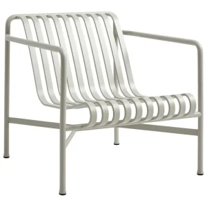 HAY Terrassenmöbel^Loungesessel Palissade, niedrig, himmelgrau
