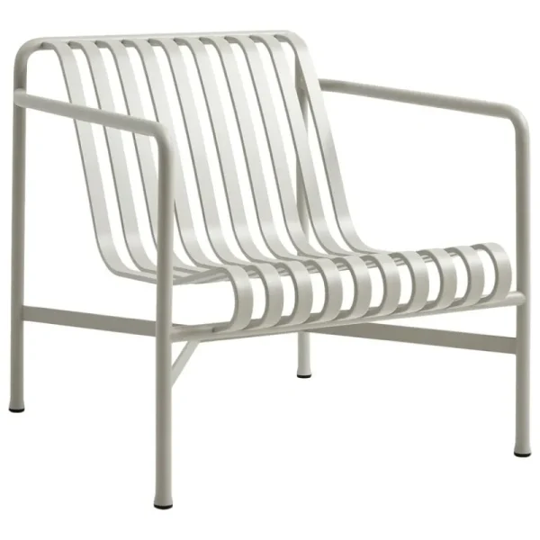 HAY Terrassenmöbel^Loungesessel Palissade, niedrig, himmelgrau