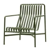 HAY Terrassenmöbel^Loungesessel Palissade, hoch, olivgrün