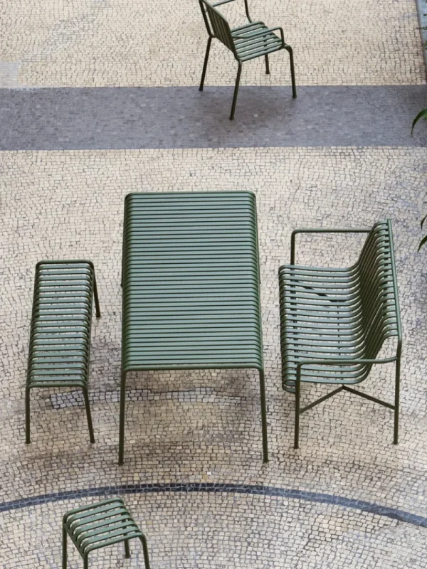 HAY Terrassenmöbel^Loungesofa Palissade, olivgrün