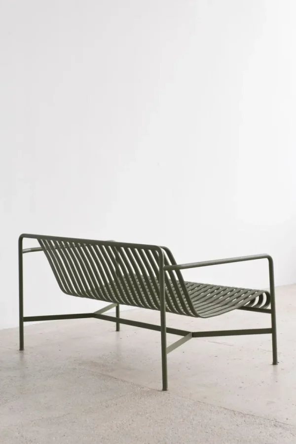 HAY Terrassenmöbel^Loungesofa Palissade, olivgrün