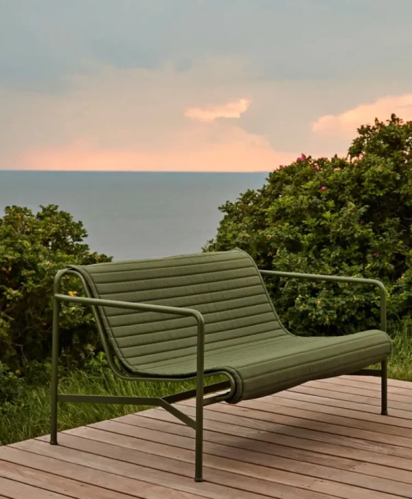 HAY Terrassenmöbel^Loungesofa Palissade, olivgrün