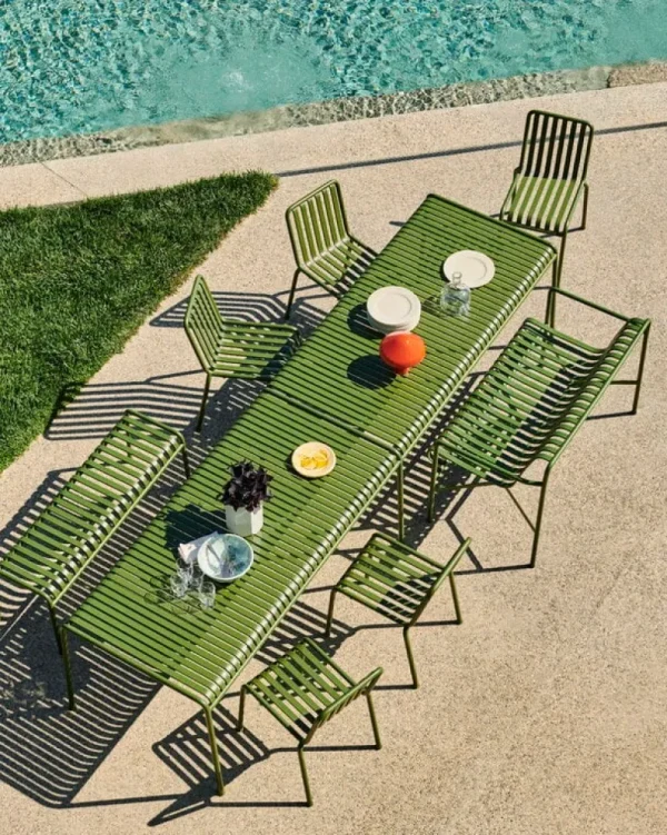 HAY Terrassenmöbel^Loungesofa Palissade, olivgrün