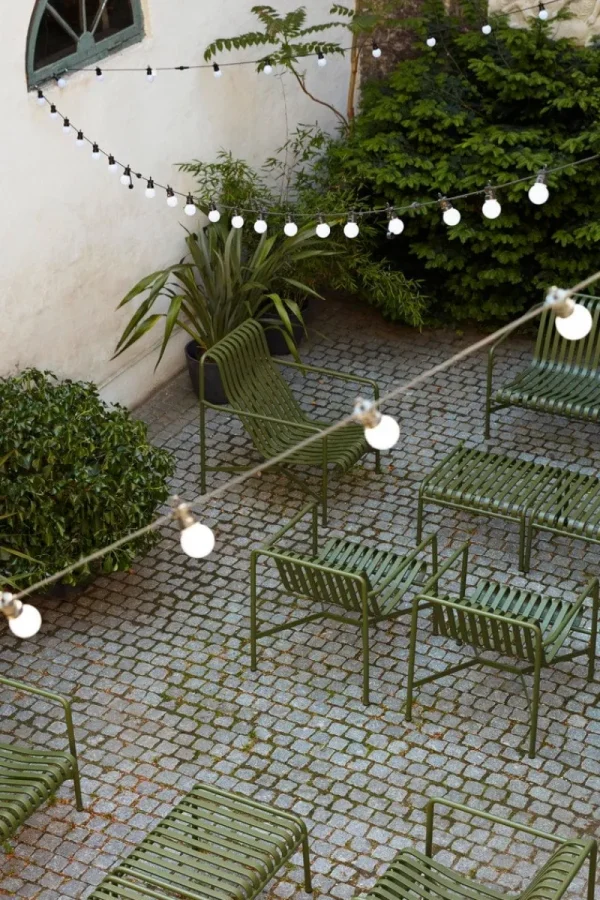 HAY Terrassenmöbel^Loungesofa Palissade, olivgrün