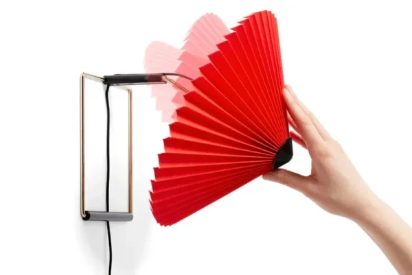 HAY Wandleuchten-Matin Wandleuchte 300, leuchtendes Rot