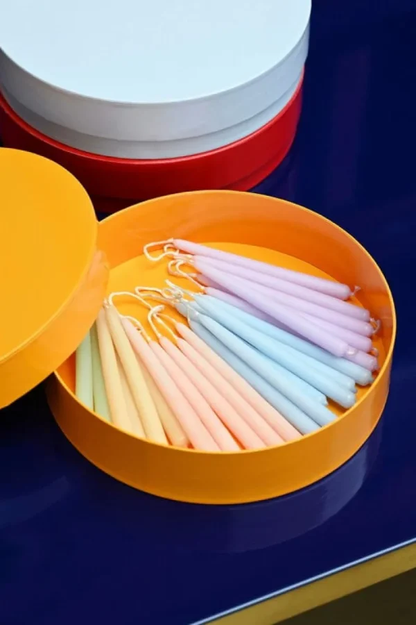 HAY Kerzen Und Kerzenhalter-Mini Conical Kerzen, 12 Stück, Hellgrün