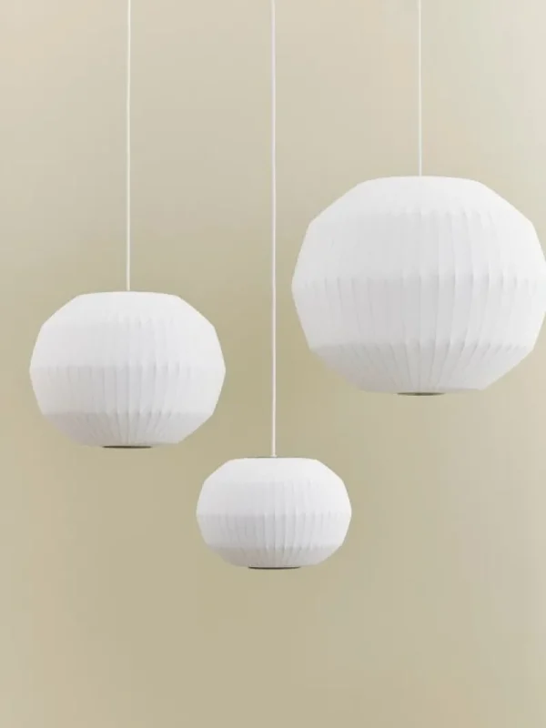 HAY Deckenleuchten-Nelson Angled Sphere Bubble Pendelleuchte, S