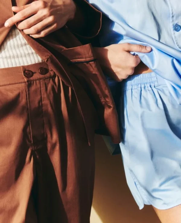 HAY Badezimmertextilien | Bettwäsche^Outline Pyjamashorts, Hellblau