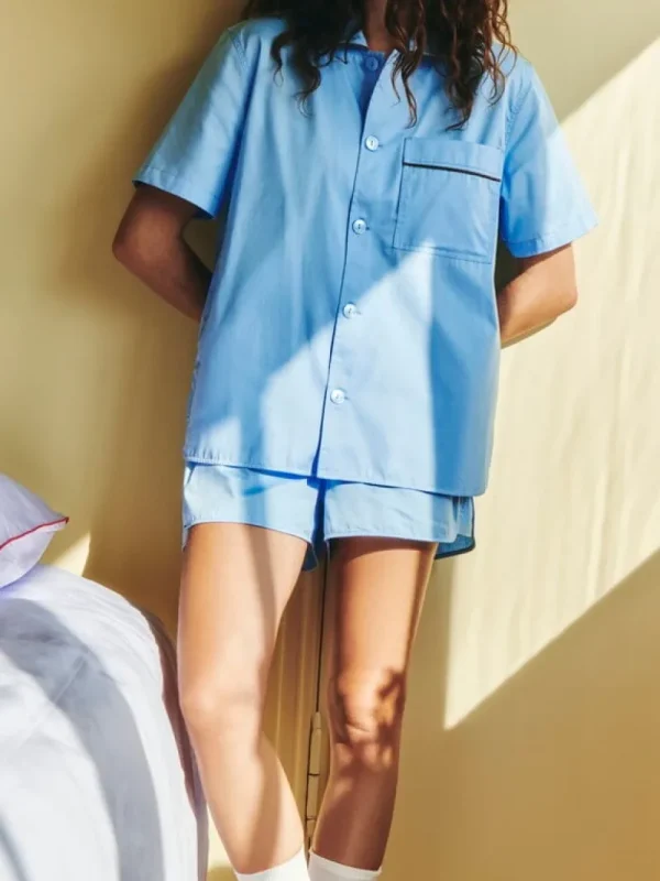 HAY Badezimmertextilien | Bettwäsche^Outline Pyjamashorts, Hellblau