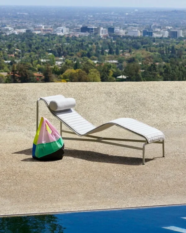 HAY Outdoor-textilien^Palissade Auflage, gesteppt, für Chaiselongue, himmelgrau