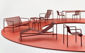 HAY Terrassenmöbel^Palissade Sessel, Rostrot