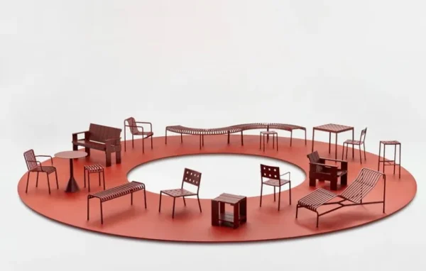 HAY Terrassenmöbel^Palissade Sessel, Rostrot