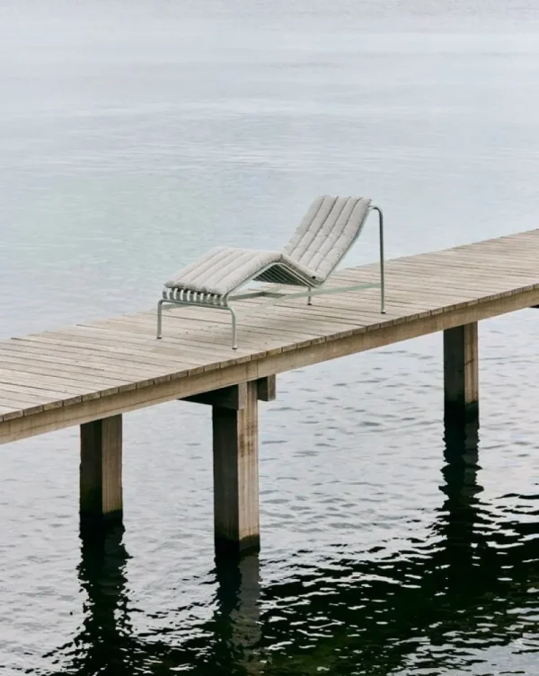 HAY Outdoor-textilien^Palissade Soft Steppkissen für Chaiselongue, Himmelgrau