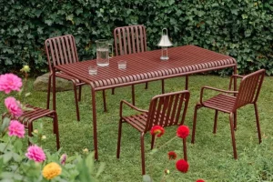 HAY Terrassenmöbel^Palissade Stuhl, Rostrot