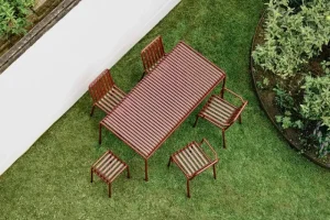 HAY Terrassenmöbel^Palissade Stuhl, Rostrot